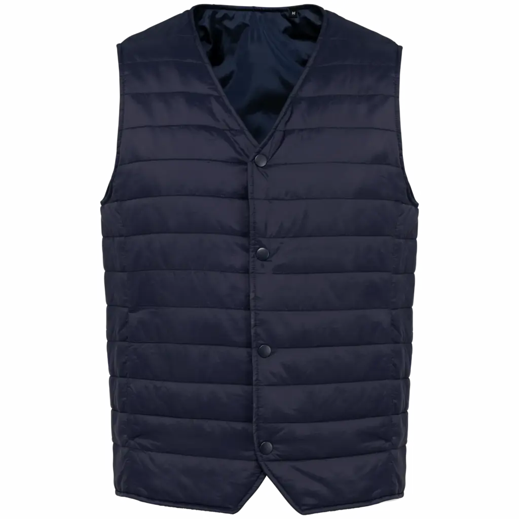 Lichte bodywarmer voor heren, deep navy — productfoto 7