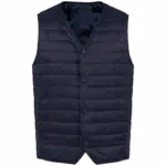 Lichte bodywarmer voor heren, deep navy — productfoto 7