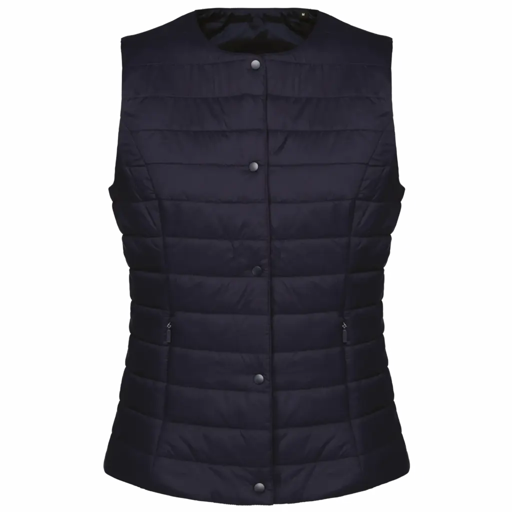 Lichte damesbodywarmer, deep navy — productfoto 7
