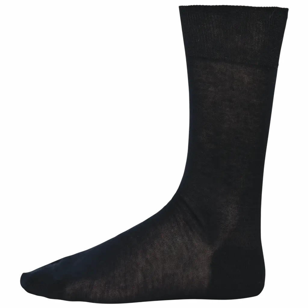 PS_PK800_BLACK - Hidalgo-werbeartikel Herensokken van fil d'Écosse katoenjersey, black — productfoto 4