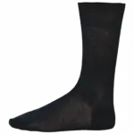Herensokken van fil d'Écosse katoenjersey, black — productfoto 4