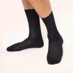 Herensokken 4x2 ribboord katoen fil d'Écosse