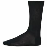 Herensokken 4x2 ribboord katoen fil d'Écosse, black — productfoto 4