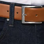 Lederen herenriem — productfoto 4