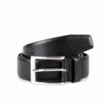 Lederen herenriem, black — productfoto 6