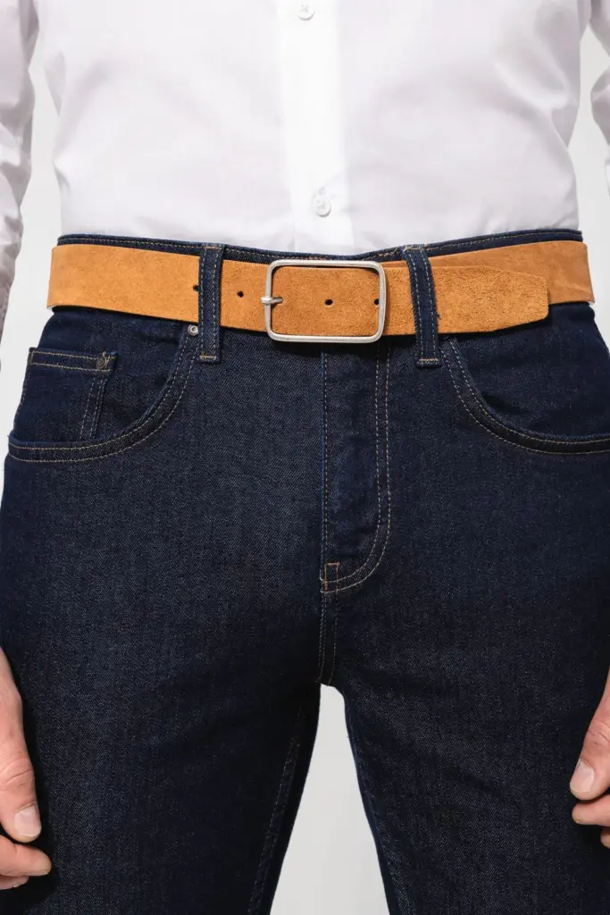 Suede leren riem — productfoto 4