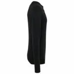 Supima® herentrui ronde hals, black — productfoto 5