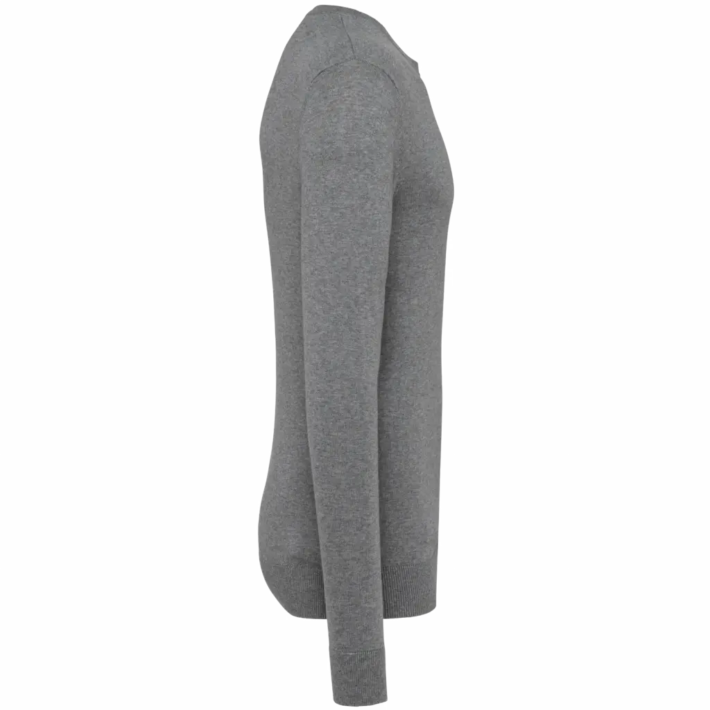 PS_PK900-S_GREYHEATHER - Hidalgo-werbeartikel Supima® herentrui ronde hals, grey heather — productfoto 7