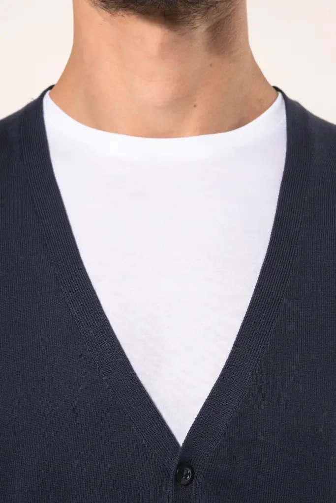 PK902-5_2026 - Hidalgo-werbeartikel Heren Supima® cardigan — productfoto 4