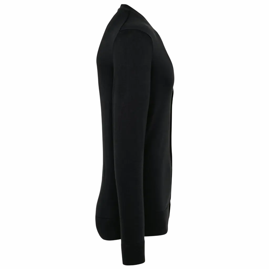 PS_PK902-S_BLACK - Hidalgo-werbeartikel Heren Supima® cardigan, black — productfoto 5