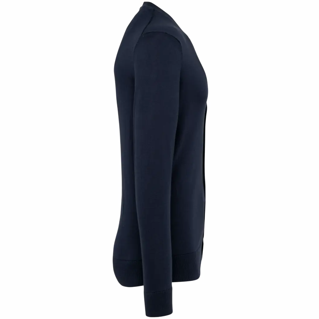 PS_PK902-S_DEEPNAVY - Hidalgo-werbeartikel Heren Supima® cardigan, deep navy — productfoto 6