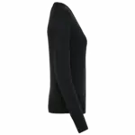 Dames Supima® cardigan, black — productfoto 5