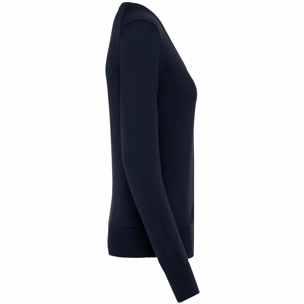 Dames Supima® cardigan, deep navy — productfoto 6