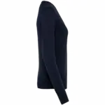 Dames Supima® cardigan, deep navy — productfoto 6
