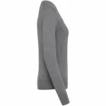 Dames Supima® cardigan, grey heather — productfoto 7