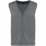 Supima® herengilet, grey heather — productfoto 8