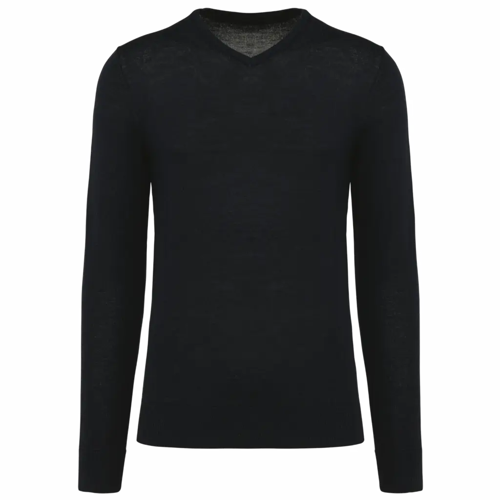 Custom Men's 100% Merino Wool V-Neck Sweater PK910 S-4XL — product photo 6