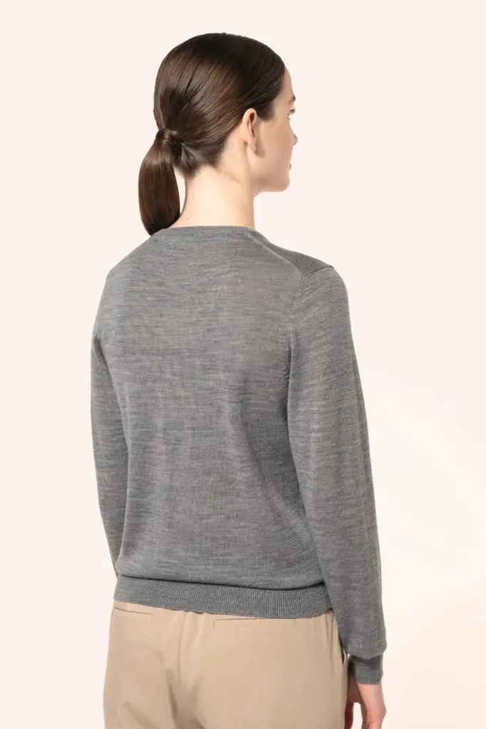 Merinotrui V-hals dames — productfoto 2