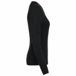 Merinotrui V-hals dames, black — productfoto 5