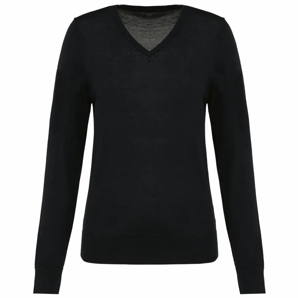 Merinopullover PK911 V-Ausschnitt Damen bedrucken XS-XXL — Produktfoto 6