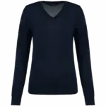 Merinopullover PK911 V-Ausschnitt Damen bedrucken XS-XXL — Produktfoto 7