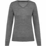 Merinopullover PK911 V-Ausschnitt Damen bedrucken XS-XXL — Produktfoto 8