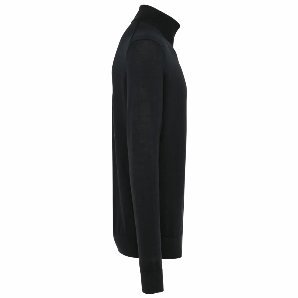Merinotrui rolkraag heren, black — productfoto 5