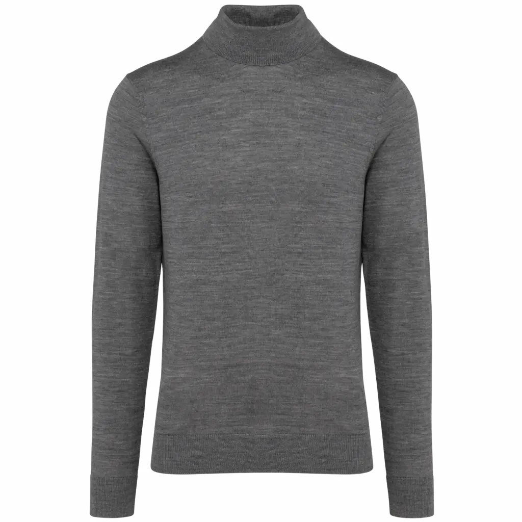 Custom Men's Merino Roll Neck PK912 14-Gauge Wool S-4XL — product photo 8