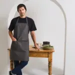Schort in biologisch fairtradedenim
