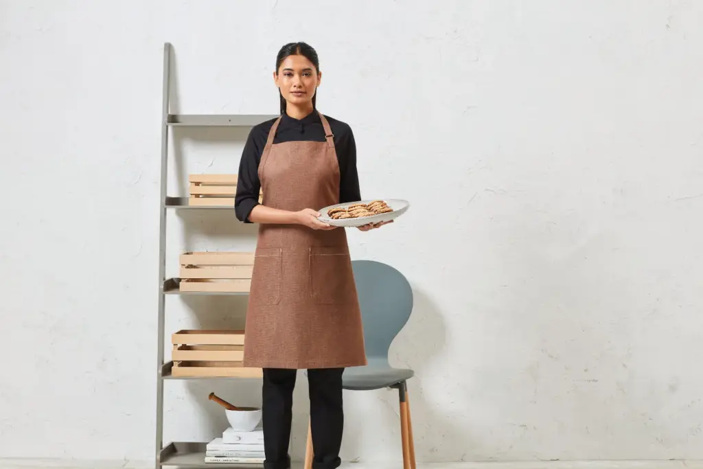 Schort in biologisch fairtradedenim — productfoto 2