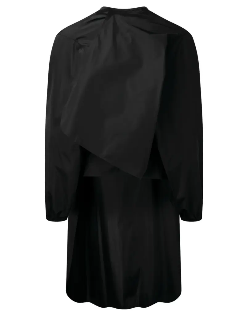 PS_PR117_BLACK - Hidalgo-werbeartikel Waterproof kapmantel met lange mouwen, black — productfoto 2