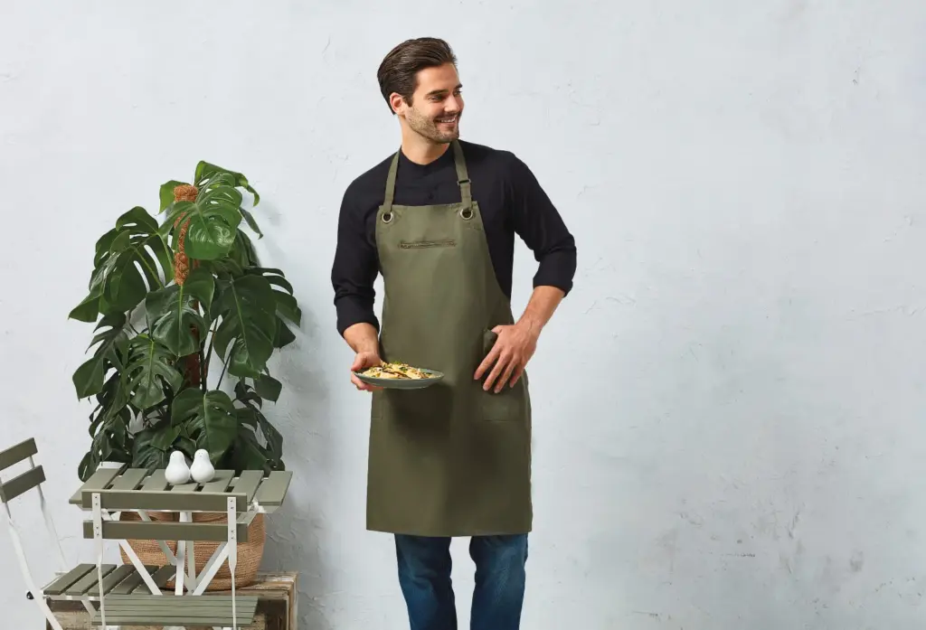 Ecologische contrasterende schort  Barley — productfoto 3