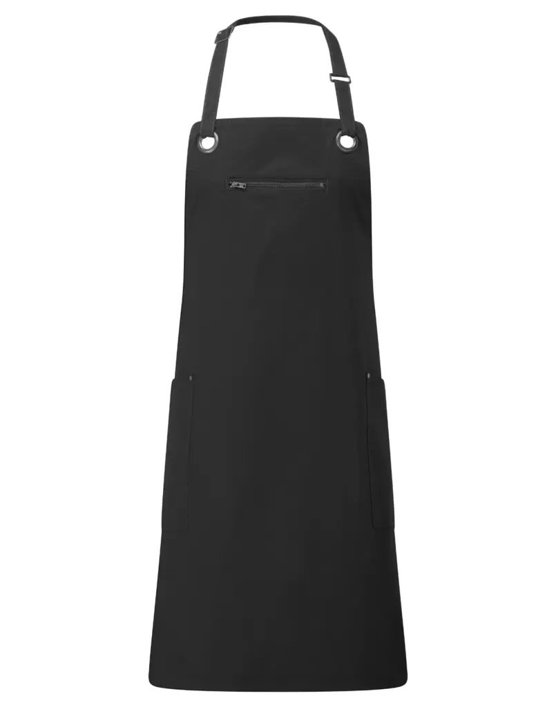 Ecologische contrasterende schort  Barley, black / charcoal — productfoto 4