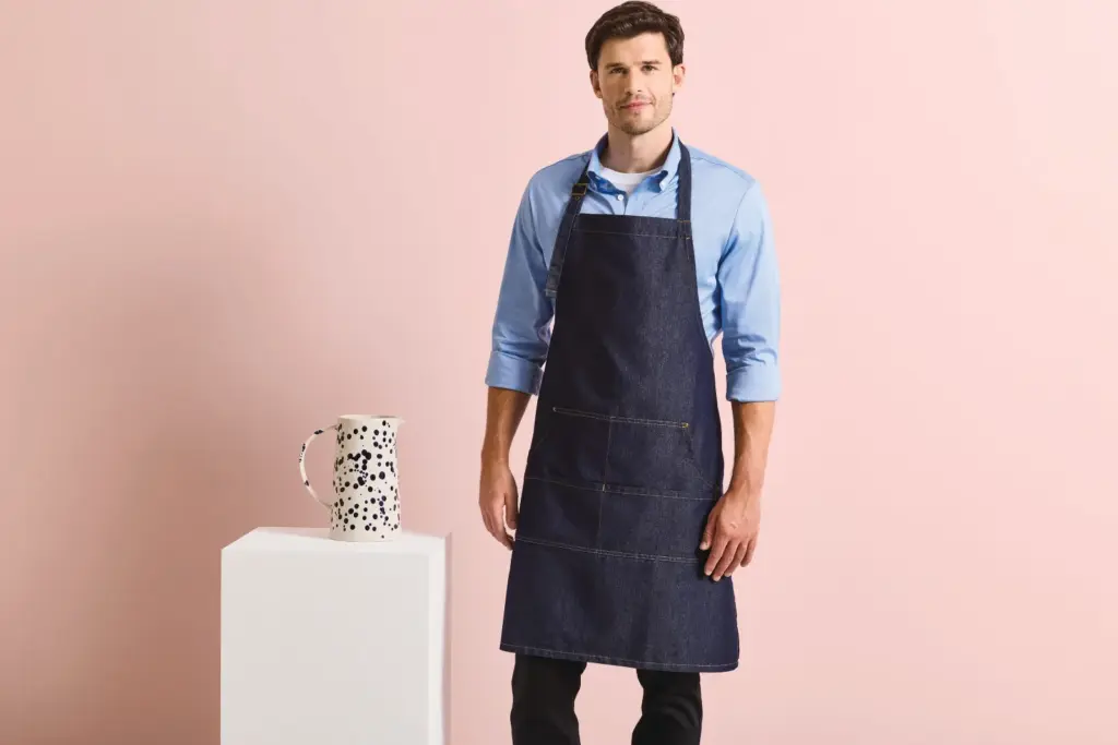 Halterschort met bovenstuk "Denim" — productfoto 2