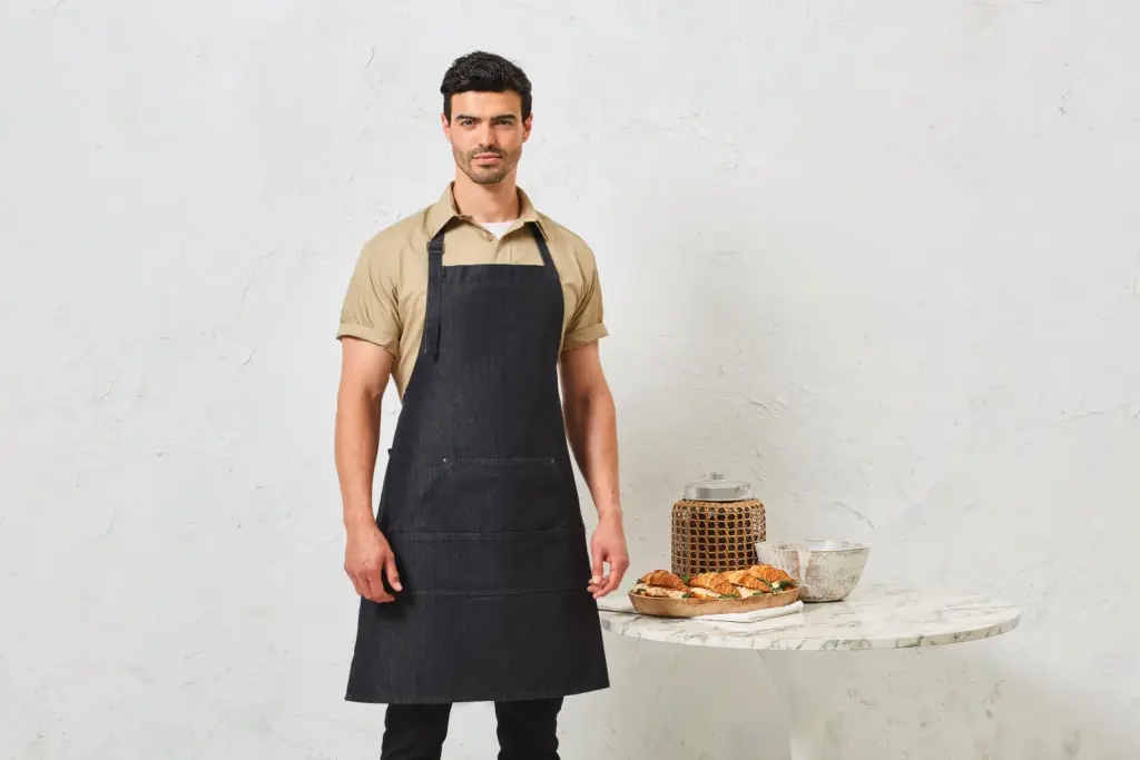 Halterschort met bovenstuk "Denim" — productfoto 3