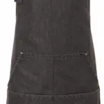 Halterschort met bovenstuk "Denim", black denim — productfoto 4