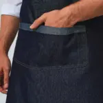 Domain - Contrast denim halterschort — productfoto 4