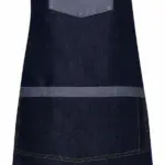 PS_PR127_INDIGODENIM - Hidalgo-werbeartikel Domain - Contrast denim halterschort, indigo denim — productfoto 6