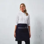Domain - Contrast denim heupschort — productfoto 3