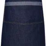 Domain - Contrast denim heupschort, indigo denim — productfoto 5