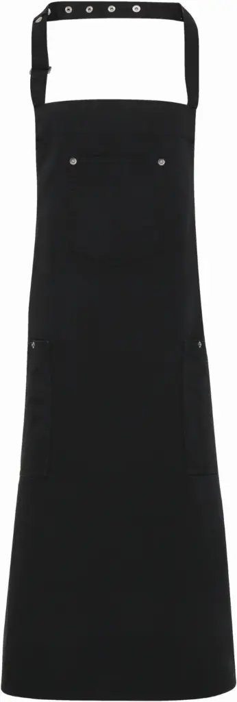 Chino - Katoenen halterschort, black — productfoto 5