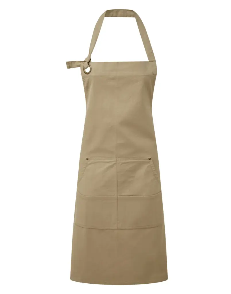 Halterschort met bovenstuk “Calibre”, khaki — productfoto 7