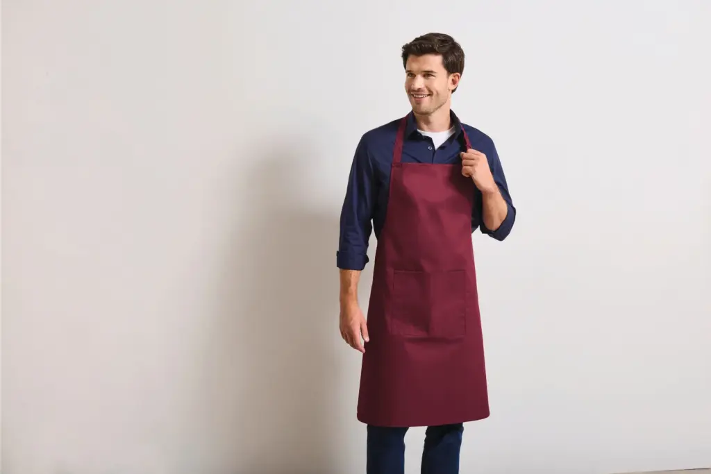 PR154_2025 - Hidalgo-werbeartikel Halterschort met zak "Colours" — productfoto 2