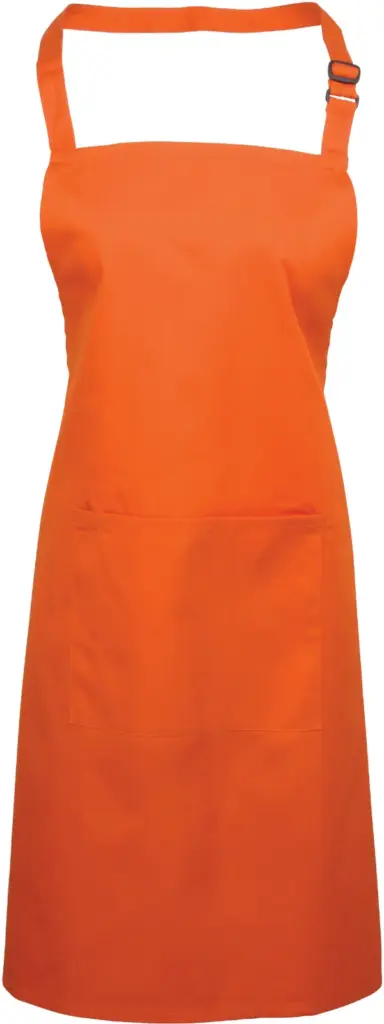 PS_PR154_ORANGE - Hidalgo-werbeartikel Halterschort met zak "Colours", orange — productfoto 9
