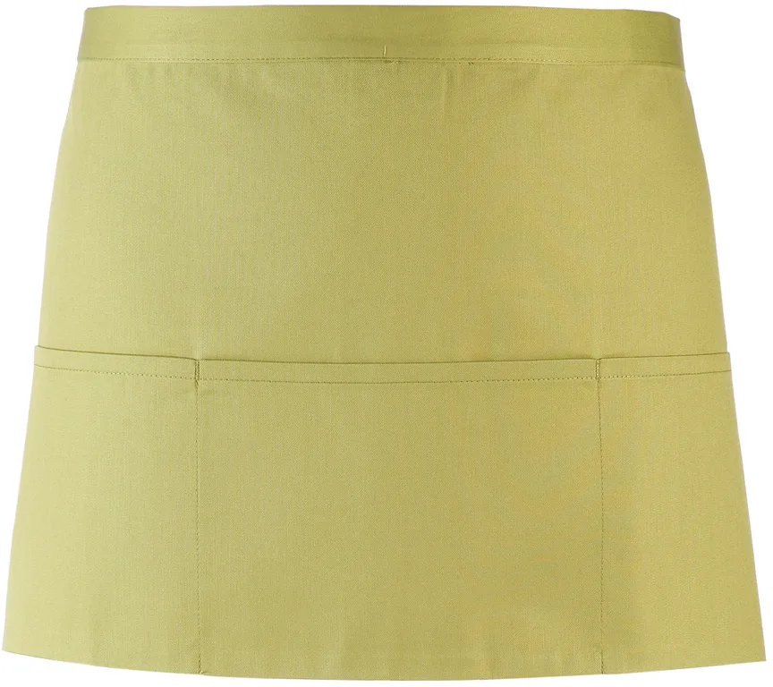 PS_PR155_LIME - Hidalgo-werbeartikel Heupschort met 3 zakken "colours", lime — productfoto 9