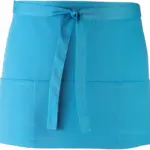 PS_PR155_TURQUOISE - Hidalgo-werbeartikel Heupschort met 3 zakken "colours", turquoise — productfoto 14
