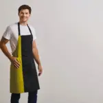 Tweekleurig schort — productfoto 2