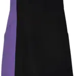 Tweekleurig schort, black / purple — productfoto 7