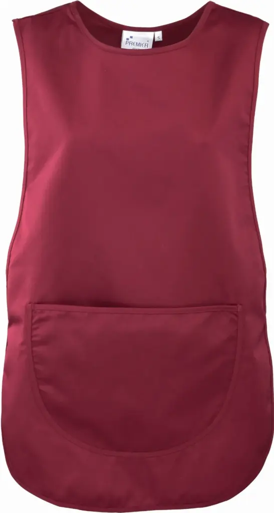 Tabard met zak "Colours", burgundy — productfoto 6