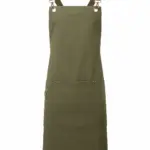 PS_PR182_OLIVE - Hidalgo-werbeartikel Schort met gekruiste rugbanden CLIP 'N' CLASP, olive — productfoto 8